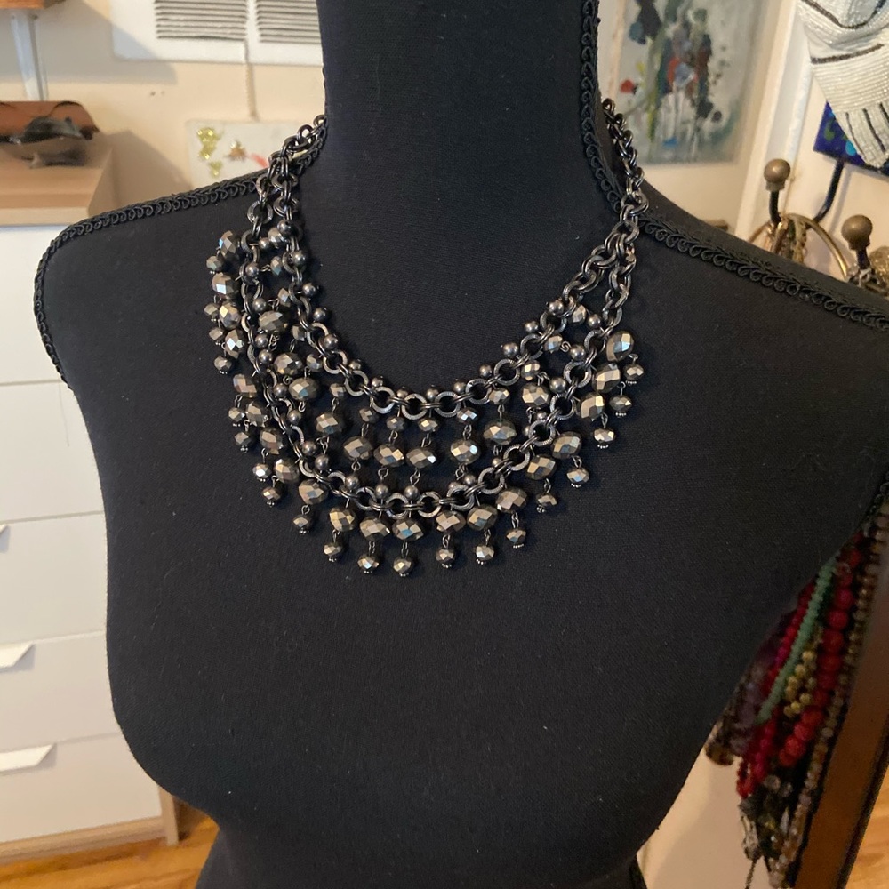 Glass beaded necklace